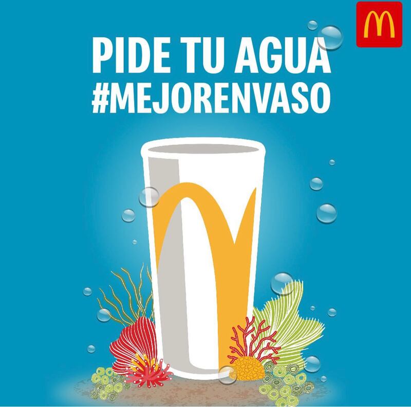 McDonald's y Clearwaters se unen para reducir plásticos de un solo uso en Puerto Rico