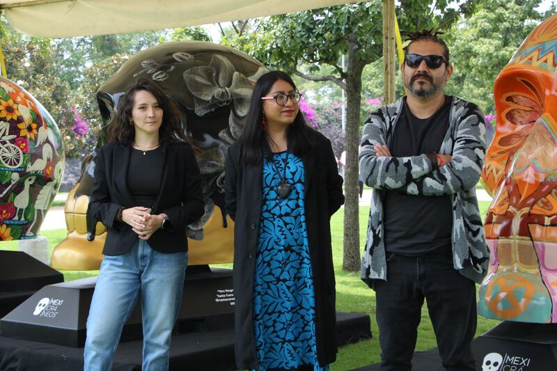 Mexicráneos monumentales llegan a Parque Bicentenario